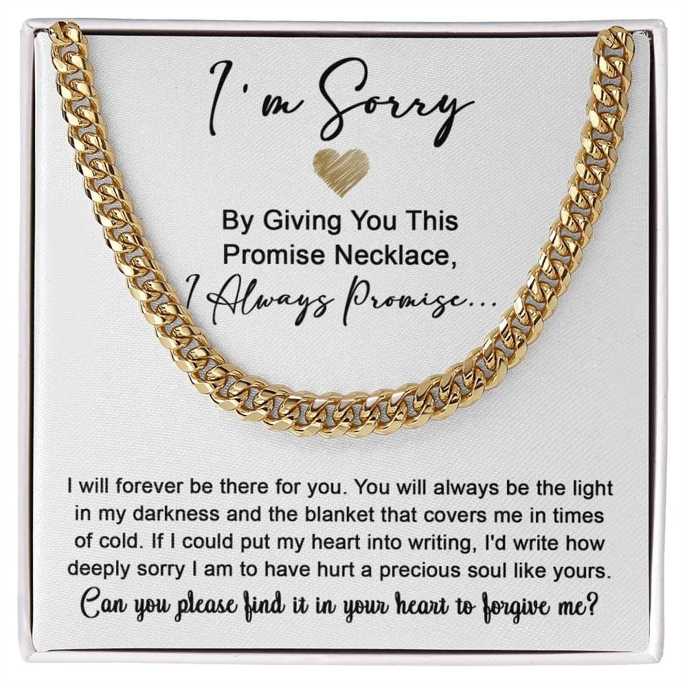 Sorry My Man - Be The Light | Cuban Link Chain thumbnail 3