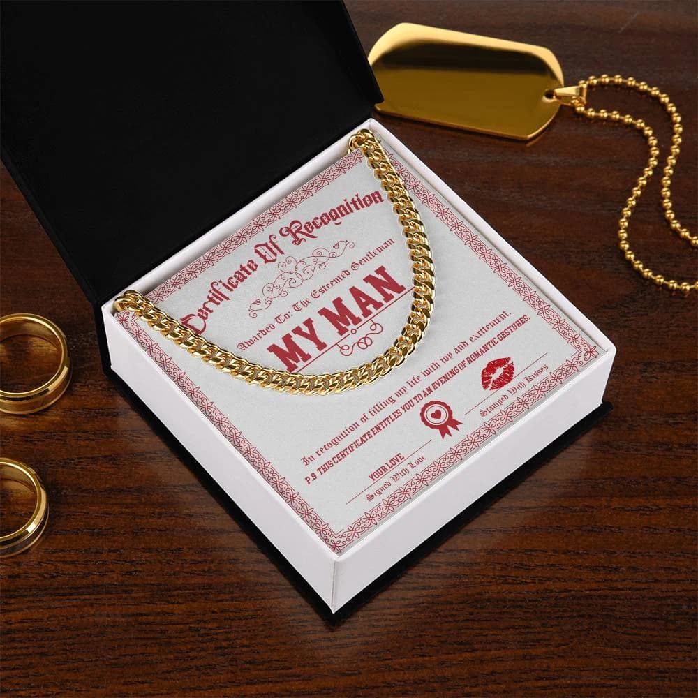 My Man-Esteemed Gentleman-Cuban Chain thumbnail 8