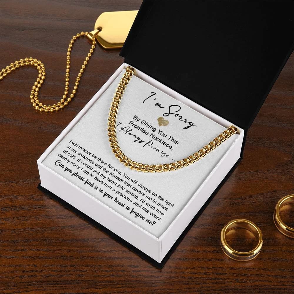 Sorry My Man - Be The Light | Cuban Link Chain thumbnail 9