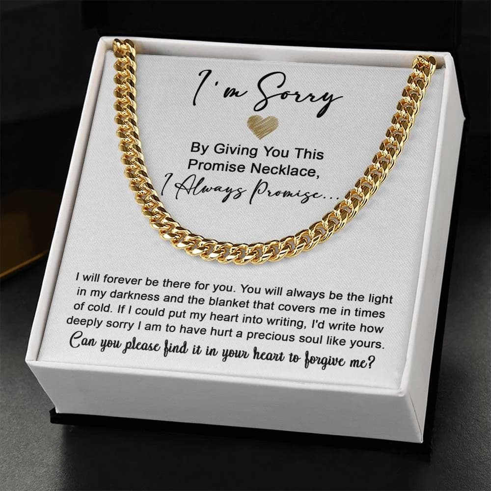Sorry My Man - Be The Light | Cuban Link Chain thumbnail 10