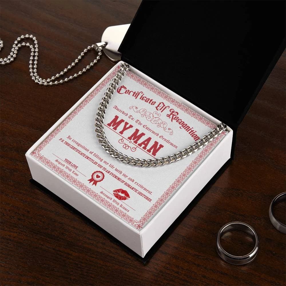My Man-Esteemed Gentleman-Cuban Chain thumbnail 5