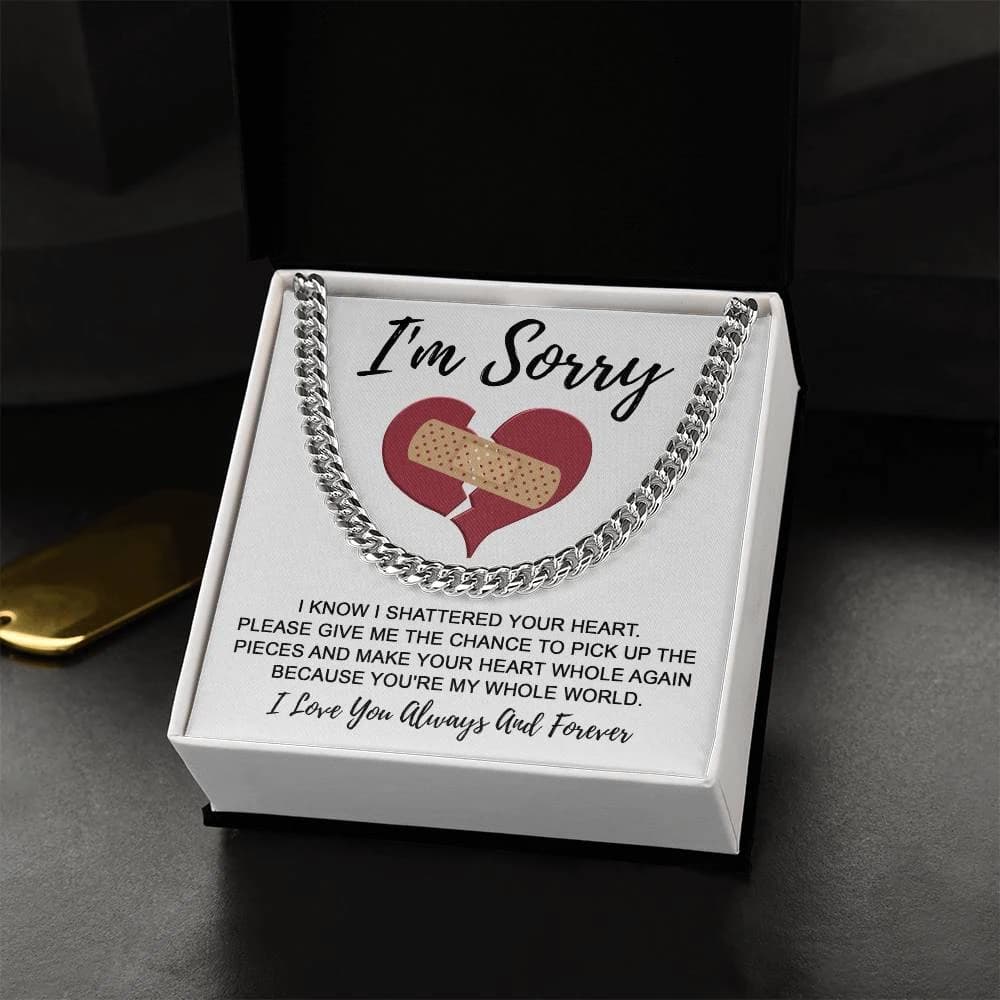 Sorry My Man -The Pieces-Cuban Link Chain thumbnail 5