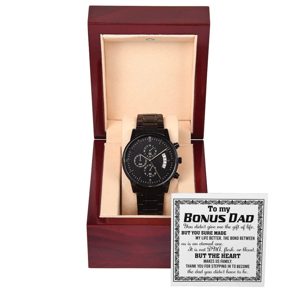 Bonus Dad-Gift Of Life-Metal Chronograph Watch thumbnail 2