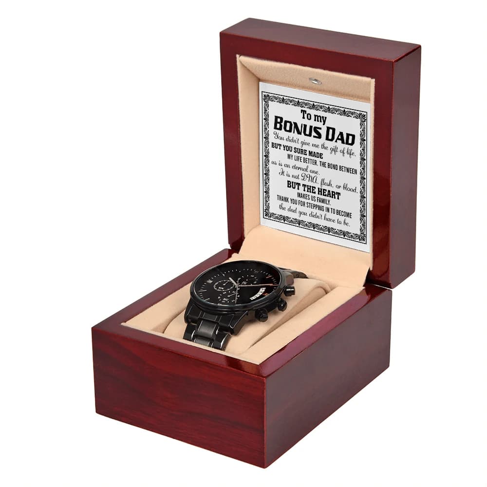 Bonus Dad-Gift Of Life-Metal Chronograph Watch thumbnail 3