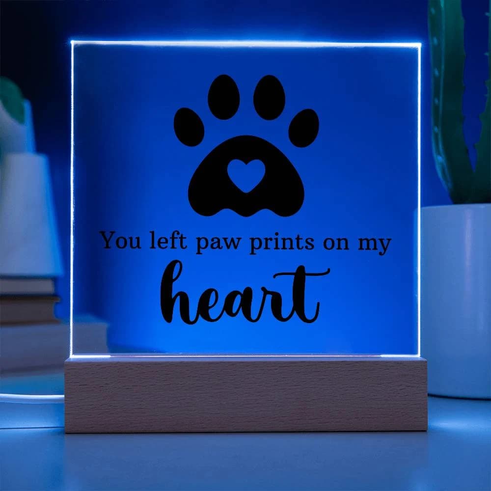 Keepsake Acrylic Bundle - You Left Pawprints In My Heart thumbnail 5