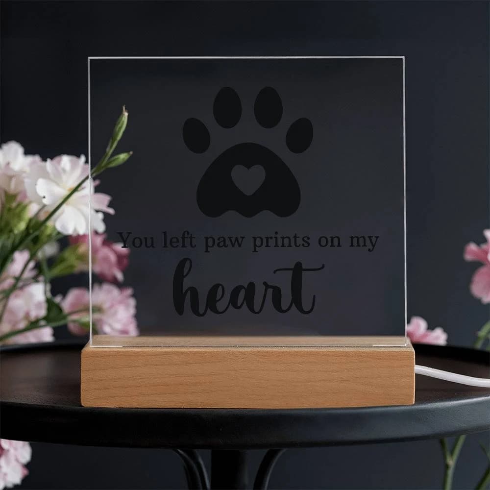 Keepsake Acrylic Bundle - You Left Pawprints In My Heart thumbnail 4