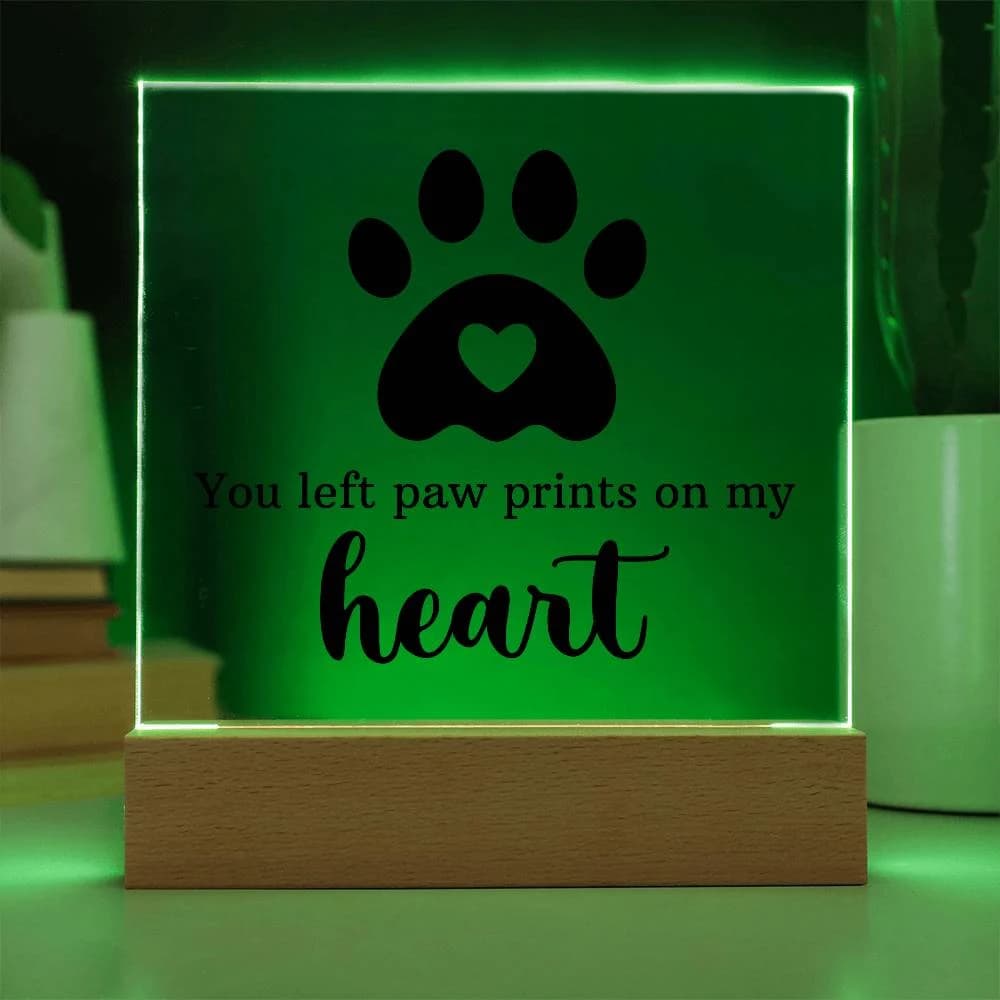 Keepsake Acrylic Bundle - You Left Pawprints In My Heart thumbnail 7