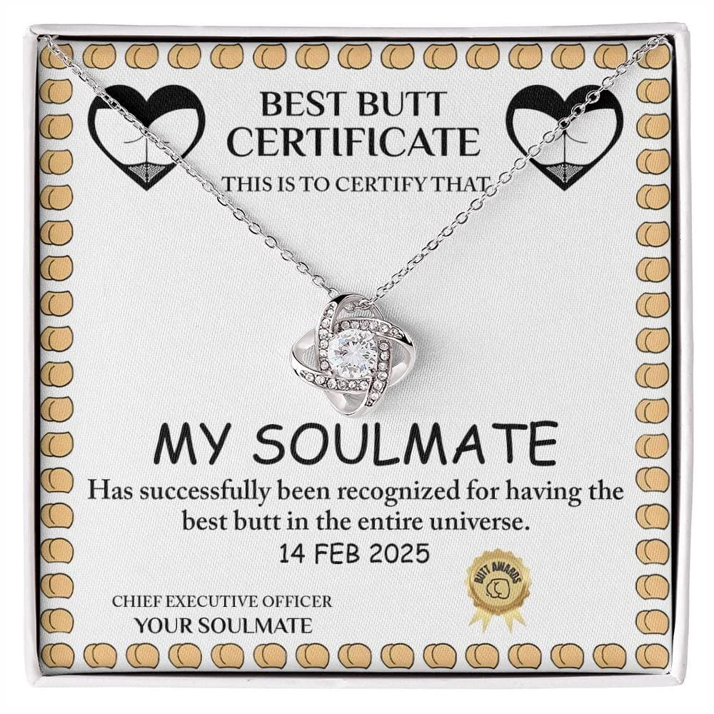 Soulmate Love Certificate - Best Butt