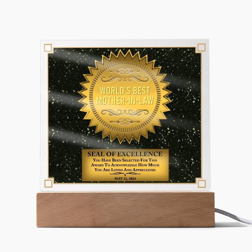 Mother-In-Law-Seal Of Excellence-Acrylic