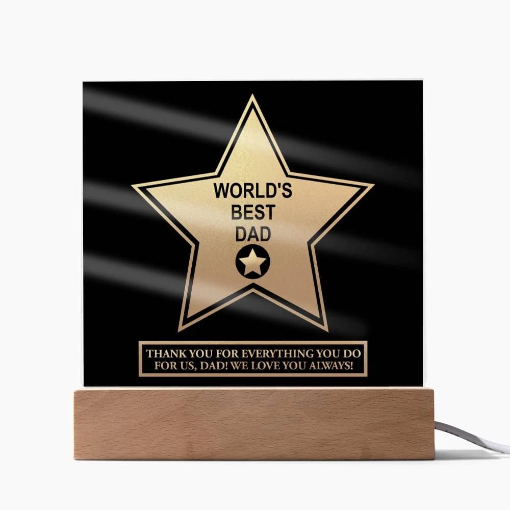 Dad-World_s Best Dad-Acrylic