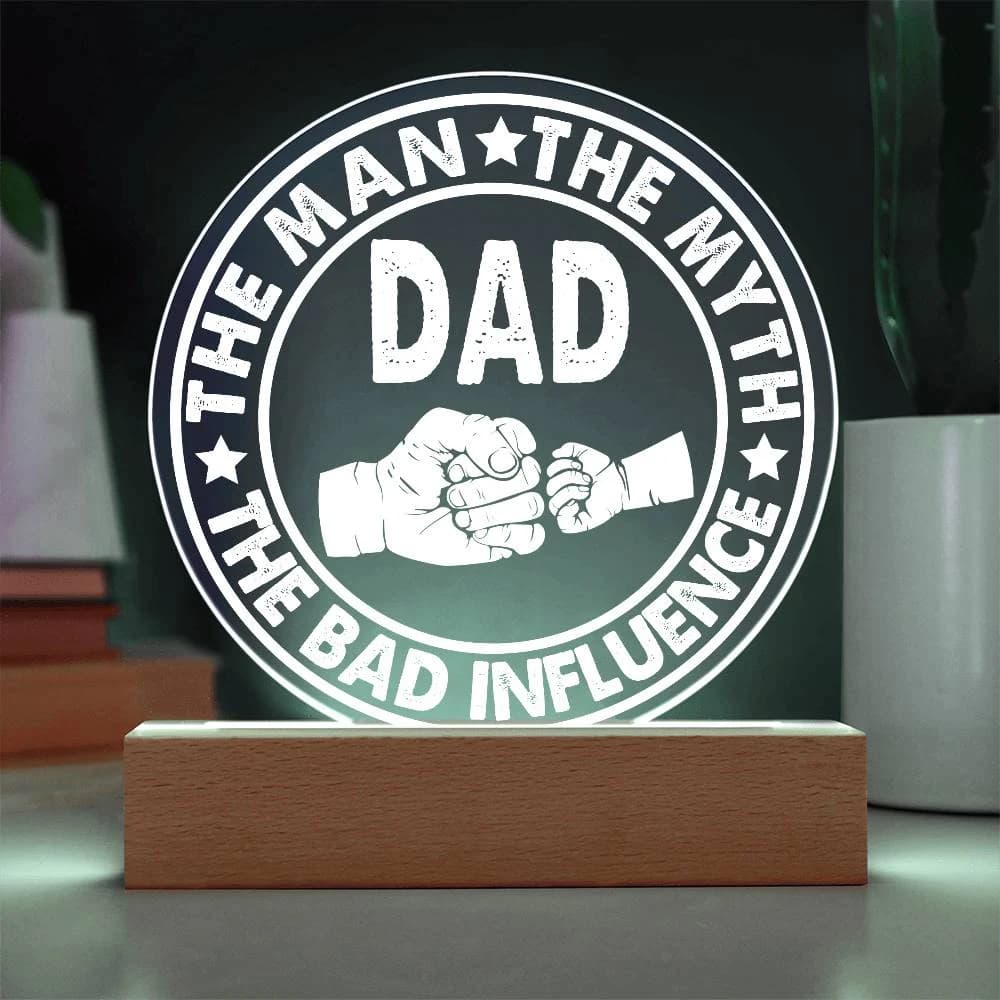 Dad-The Man-Circle Acrylic